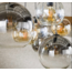 Hanglamp 4+3 multi globe XL / Artic zwart
