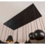 Pendant lamp 18L XXL metal shade / Artic black