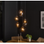 LioLights Hanglamp 5L getrapt mix / Chromed glas