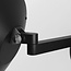Nagoya LED mirror lamp IP44 black
