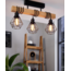 TOWNSHEND 5 Hanglamp E27 zwart/hout 44074