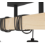 TOWNSHEND 5 Hanglamp E27 zwart/hout 44074
