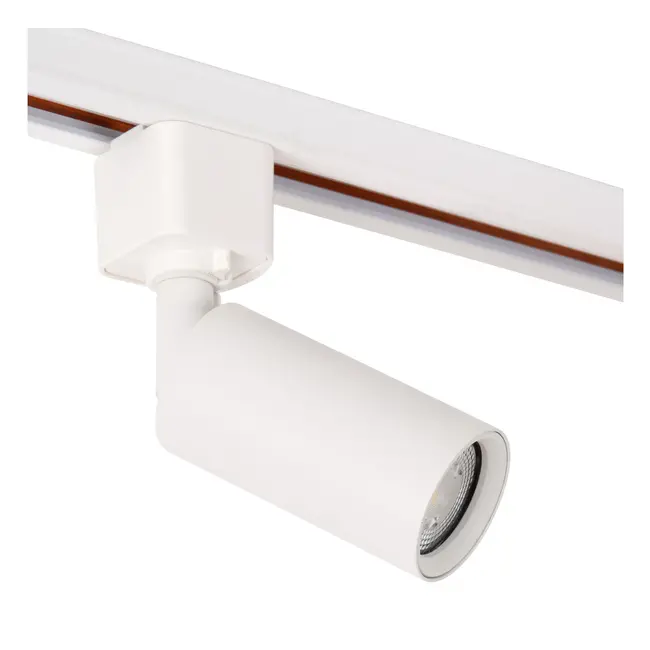 TRACK RITMO Railspot - 1-fase Railsysteem / Railverlichting - 1xGU10-MR11 - Wit (Uitbreiding) - 09960/01/31