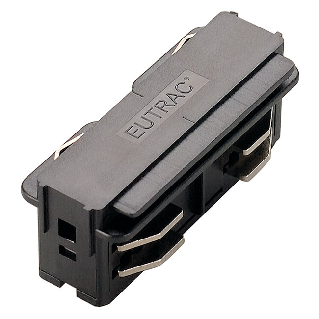 Three-phase rail system longitudinal connector