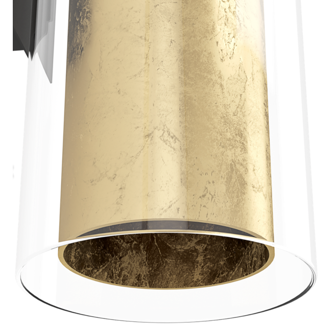PINTO GOLD Wall lamp E27 black/gold 97839