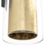 PINTO GOLD Wall lamp E27 black/gold 97839