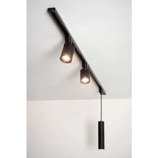 Complete Set Track Lighting 2m + 2 Track Spots Nigel +1 Hanging LampFloris