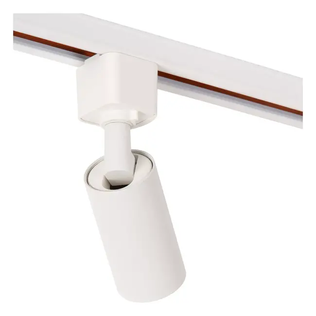 Kit complet d'éclairage sur rail 2 m + 3 spots Ritmo Blanc