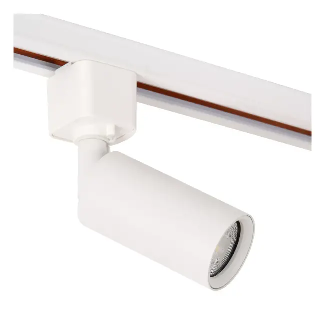 Kit complet d'éclairage sur rail 2 m + 3 spots Ritmo Blanc