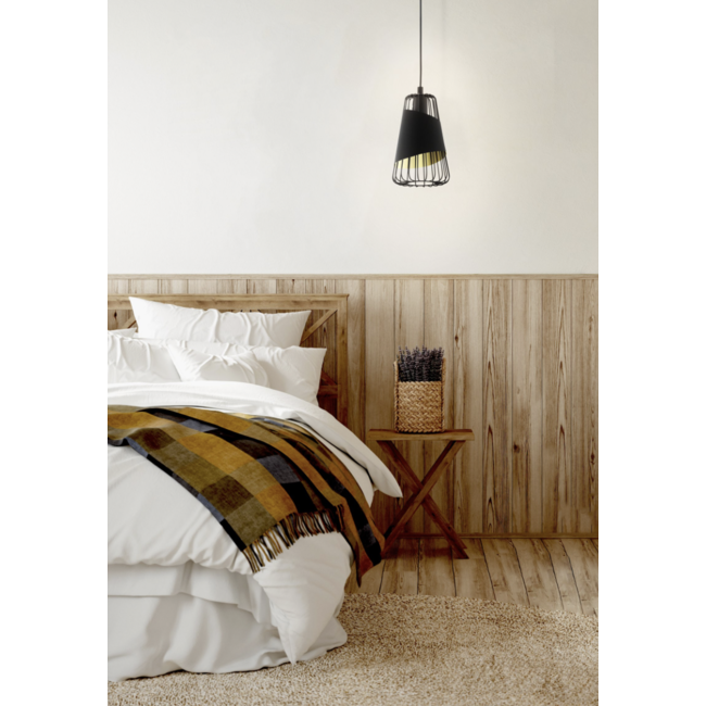 Hanglamp Austell Zwart / Goud 49447