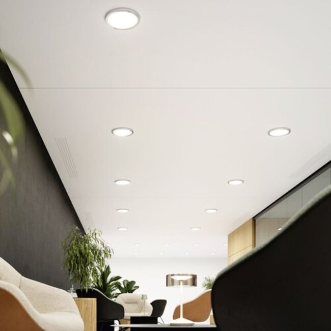 Opbouwlamp FLED Downlight 170mm wit 12W