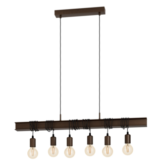 EGLO Vintage hanglamp Townshend 4 - 49859