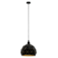ROCCAFORTE pendant lamp black/gold 97841