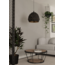 ROCCAFORTE pendant lamp black/gold 97841