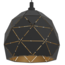 ROCCAFORTE pendant lamp black/gold 97841