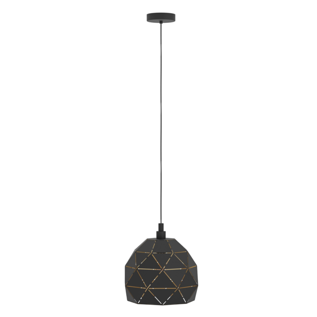 Suspension ROCCAFORTE noir/or 97845