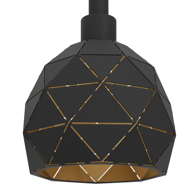 Suspension ROCCAFORTE noir/or 97846