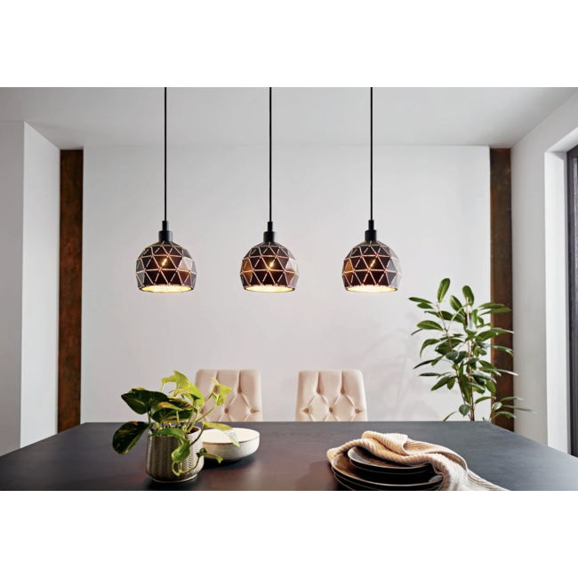 Suspension ROCCAFORTE noir/or 97846