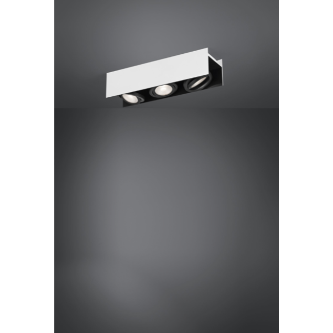 Spot de plafond LED Vidago 3 lumières 39317