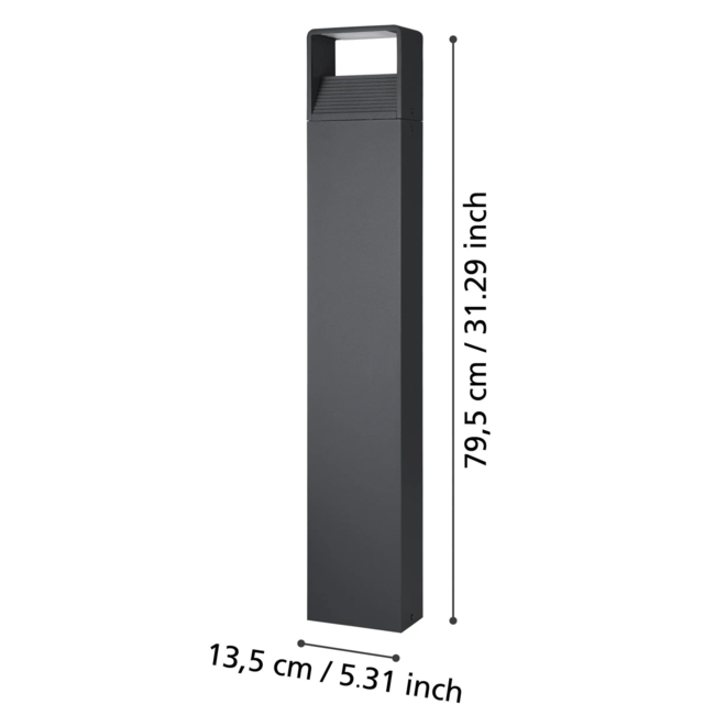 TopLine LED Garden lantern Doninni anthracite