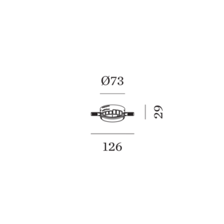 Wever & Ducré Kit plâtre BLIEK/DEEP ADJ PETIT TRIMLESS