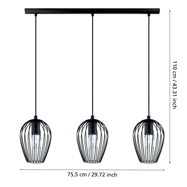 Vintage pendant lamp NEWTOWN 49478