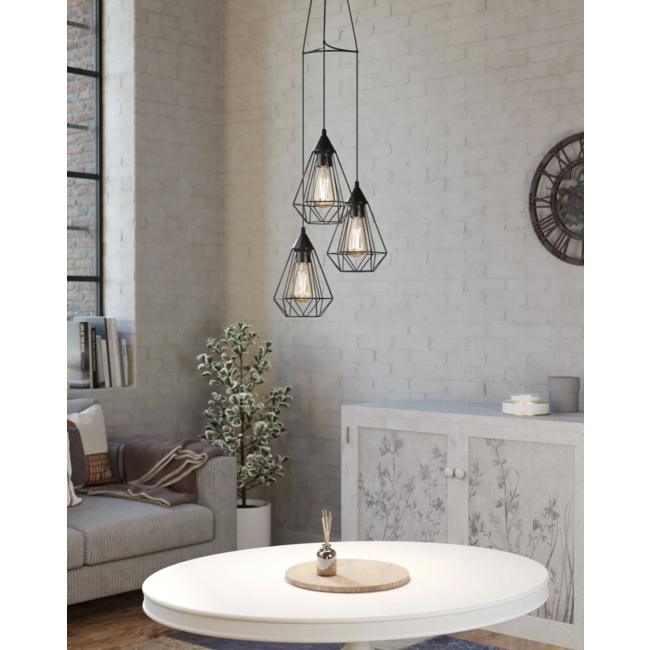 Suspension TARBES noire 94191