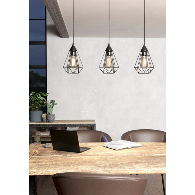 Suspension TARBES noire 94189