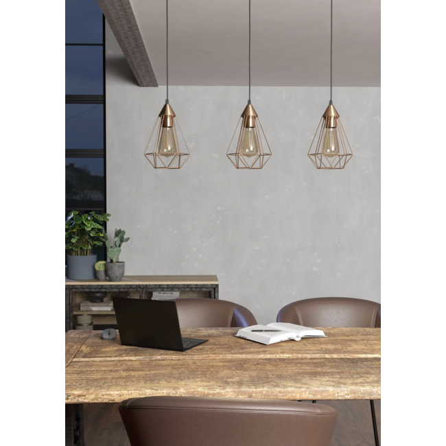 Pendant lamp TARBES copper 94195