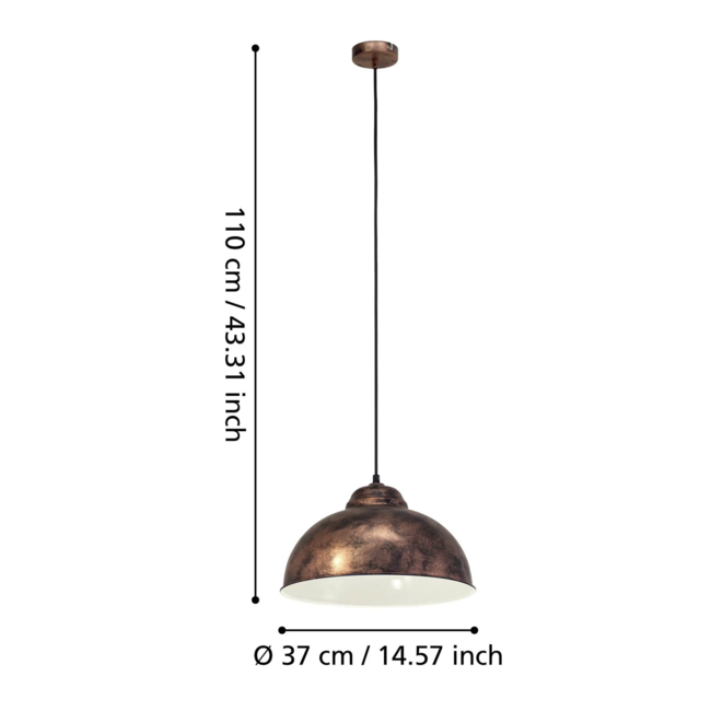 Pendant lamp TRURO 2 - 49248