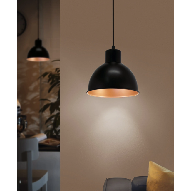 Hanglamp TRURO 1 Zwart 49238