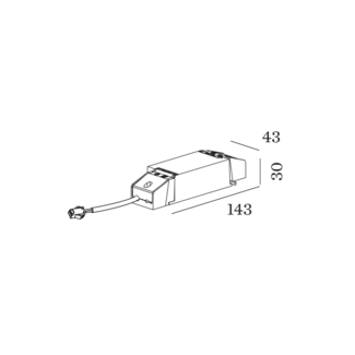 Wever & Ducré Driver 24W | 500mA | 6-49V | DALI-2