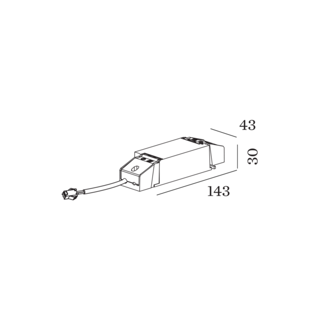 Pilote 24W | 500 mA | 6-49V | DALI-2