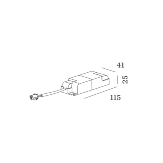 Wever & Ducré Driver 10 W | 350 mA | 13-26 V | variateur à coupure de phase