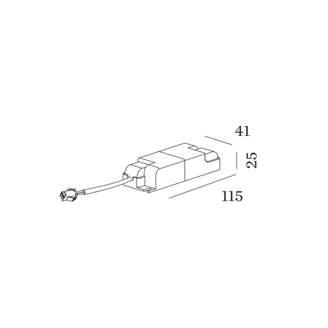 Driver 10 W | 350 mA | 13-26 V | variateur à coupure de phase