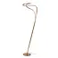 Premium SARDANA - Vloerlamp - Ø 44 cm - LED Dimb. - 1x28W 2700K - Mat Goud / Messing - 52700/28/02