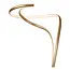 Premium SARDANA - Vloerlamp - Ø 44 cm - LED Dimb. - 1x28W 2700K - Mat Goud / Messing - 52700/28/02