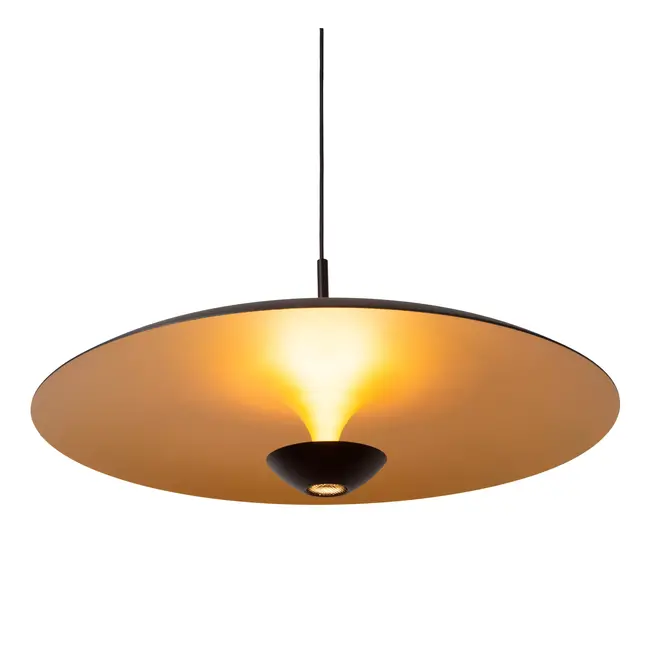 Premium KENNETH - Hanglamp - Ø 60 cm - LED Dimb. - 1x16W 2700K - Zwart - 41412/60/30