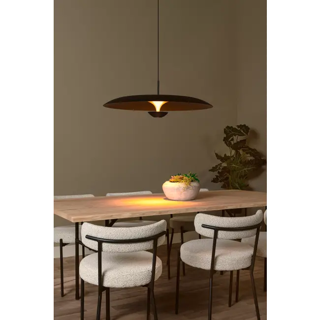 Suspension Premium KENNETH - Ø 80 cm - LED à intensité variable - 1 x 22 W 2700 K - Noir - 41412/80/30