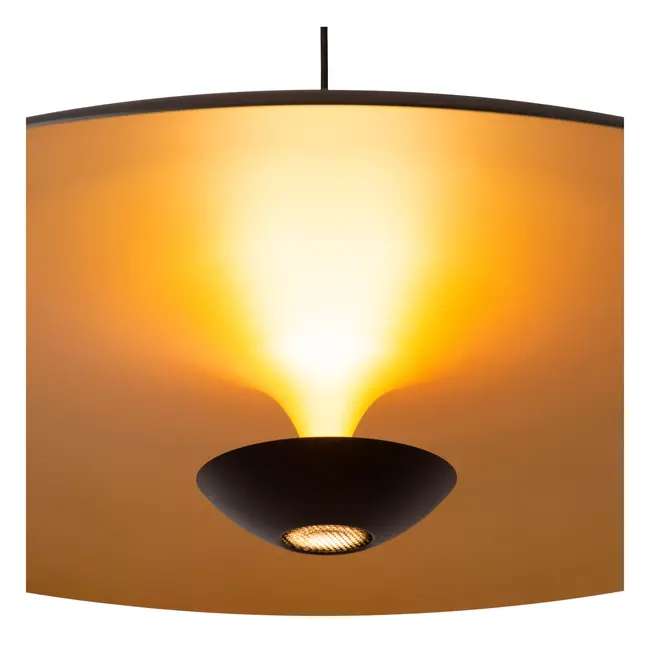 Suspension Premium KENNETH - Ø 80 cm - LED à intensité variable - 1 x 22 W 2700 K - Noir - 41412/80/30