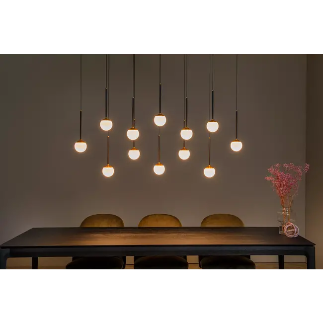 Premium CALINA - Pendant light - LED Dim. - CCT - 12x7W 2200K/3300K - Black - 24406/86/30