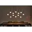 Premium CALINA - Hanglamp - LED Dimb. - CCT - 12x7W 2200K/3300K - Zwart - 24406/86/30