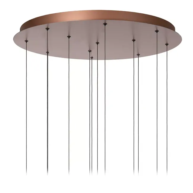 Premium JASMINE - Pendant light - Ø 75 cm - LED Dim. - CCT - 12x4,5W 2200K/3300K - Copper - 74420/12/65