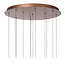 Premium JASMINE - Hanglamp - Ø 75 cm - LED Dimb. - CCT - 12x4,5W 2200K/3300K - Koper - 74420/12/65