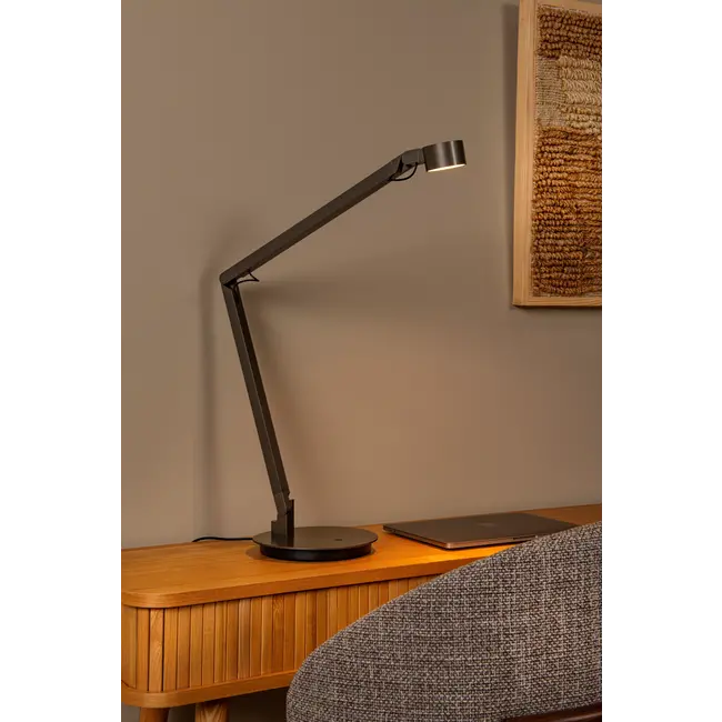 Premium OGDEN - Desk lamp- LED 3 StepDim - 1x7W 3000K - Grey iron - 56505/06/15