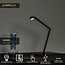 Premium OGDEN - Lampe de bureau - LED 3 StepDim - 1x7W 3000K - Noir - 56505/06/30