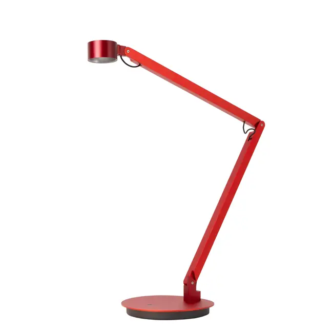Premium OGDEN - Bureaulamp - LED 3 StepDim - 1x7W 3000K - Rood - 56505/06/32