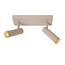 GRADO - Plafondspot - 2xGU10 (MR11) - Taupe - 22974/02/41