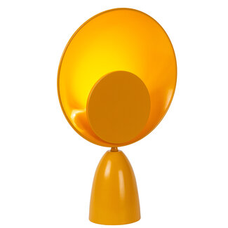 Lucide CASTAMAR - Tafellamp - Ø 25,5 cm - LED - 1x8W 2100K - Okergeel