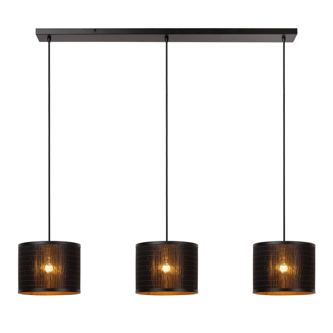 TAGALOG - Suspension - Ø 40 cm - 3xE27 - Noir | Essential - 21429/03/30